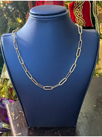 Jordans 5mm Paperclip Adj. Necklace GP