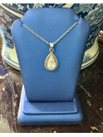 Jordans Sterling Silver CZ Pear Necklace