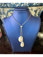 Jordans SS Bolo Pearl Box Chain Necklace