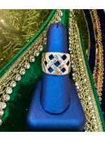 Jordans Basketweave Bamboo Sterling Silver Ring