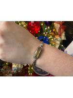 Jordans SS Toggle Peridot Bracelet