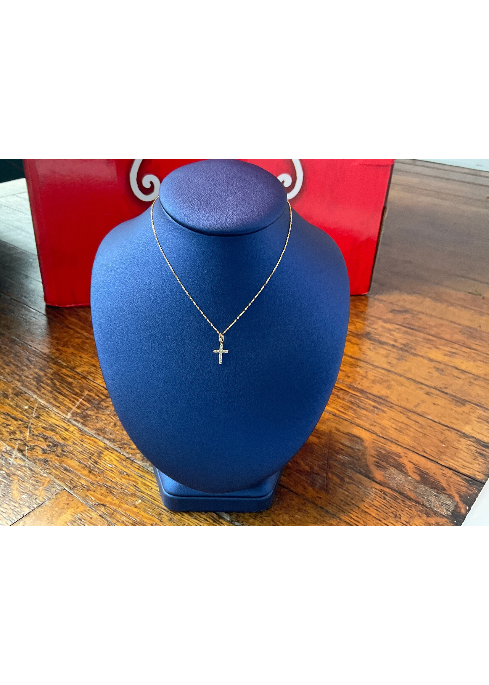 Jordans 10K Belle of The Ball Diamond Cross on adj. Sparkle Cable