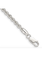 Jordans Solid Sterling 3mm Rope Chain 16in