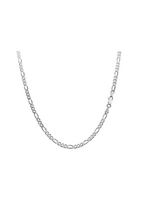 Jordans 4mm Sterling Figaro Chain 16in