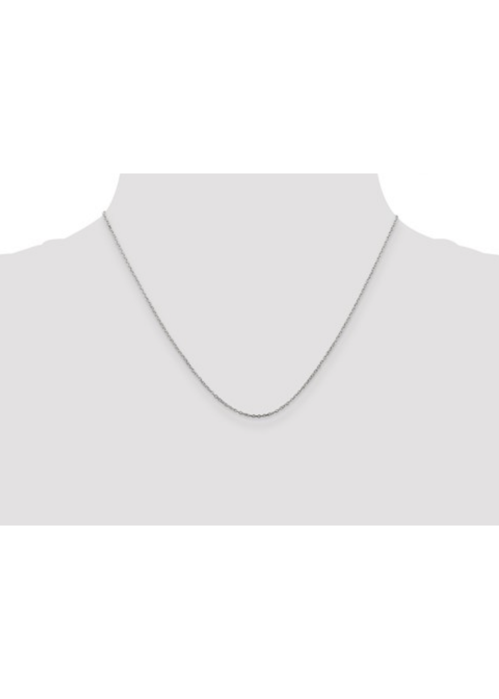 Jordans 1mm adj SS cable chain