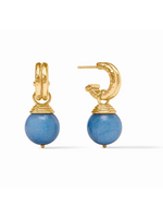 Julie Vos Bonbon Hoop and Charm Aqua Aura