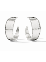 Julie Vos Savoy Hoop - Silver Medium