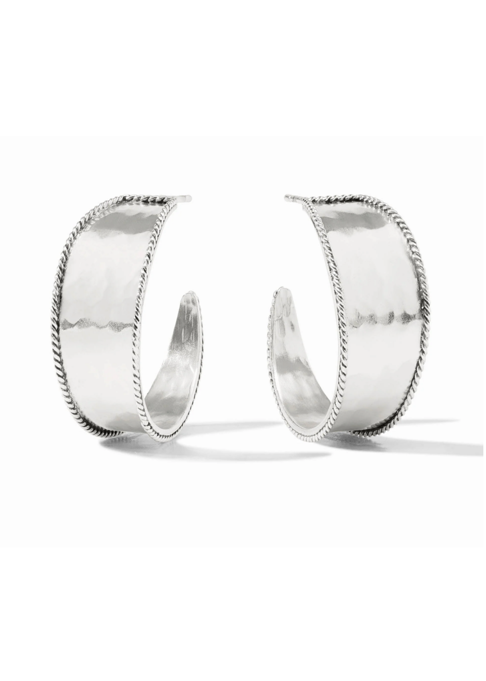 Julie Vos Savoy Hoop - Silver Medium