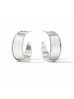 Julie Vos Savoy Hoop - Silver Small