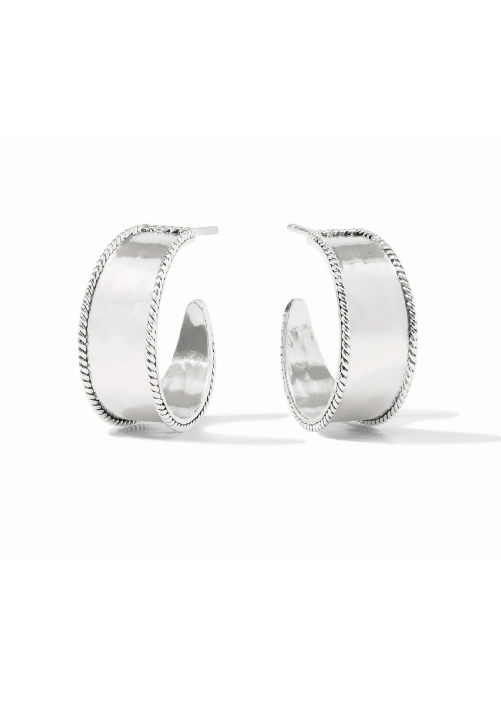 Julie Vos Savoy Hoop - Silver Small