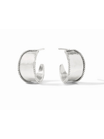 Julie Vos Savoy Hoop - Silver Ex Small