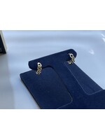 Jordans Curb Link Huggie Hoops 14K