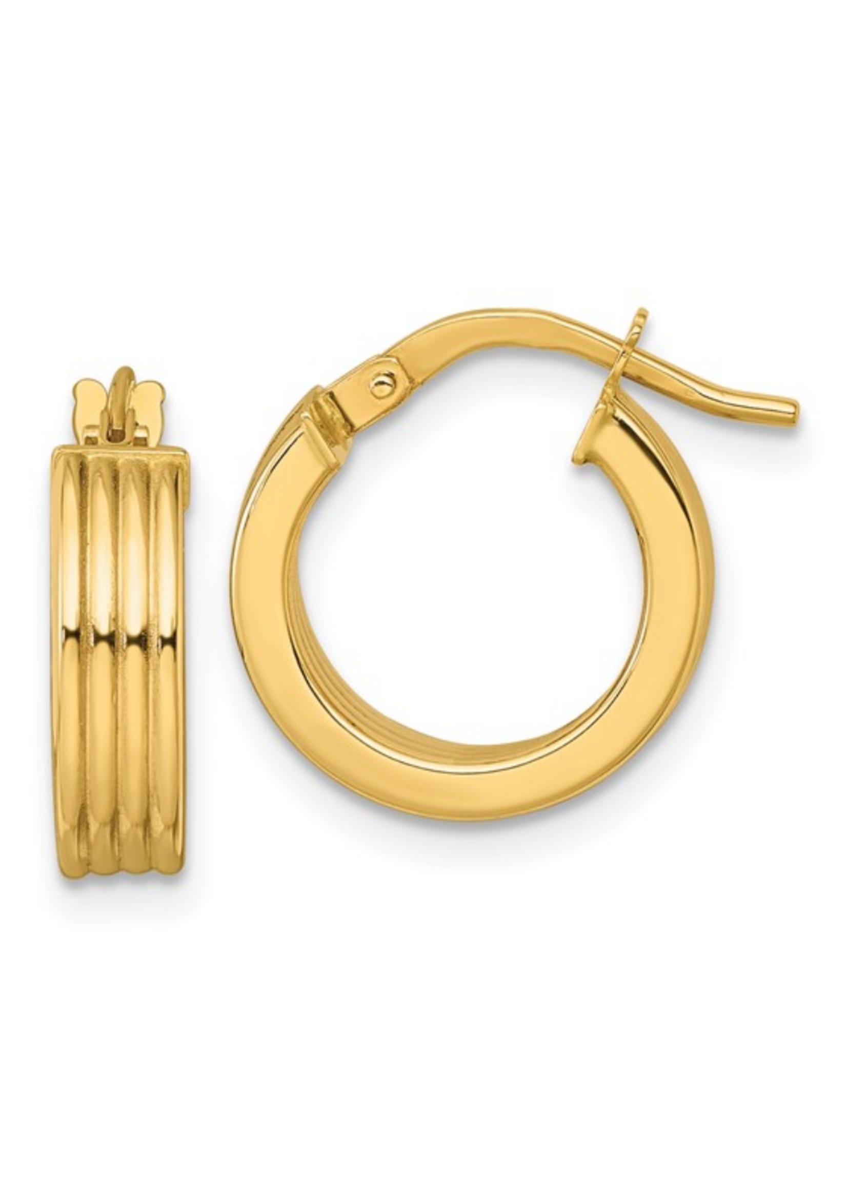 Jordans 10k 4mm Ribbed Hoops