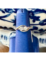 Jordans Estate "Ever Us" Diamond Ring 1.5cttw 14k two toned