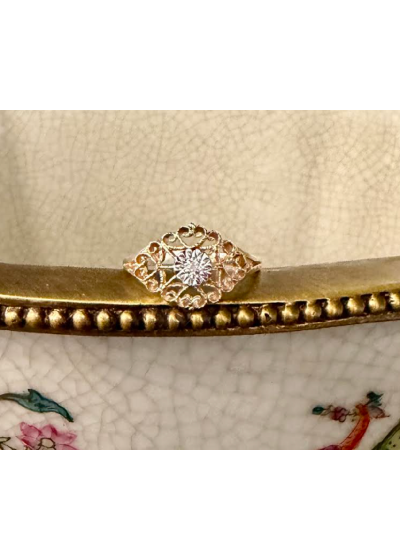 Jordans 10k Vintage Filagree Ring size 6