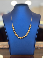 Jordans 14k 7mm Estate Add-A-Bead Necklace on 30in Chain