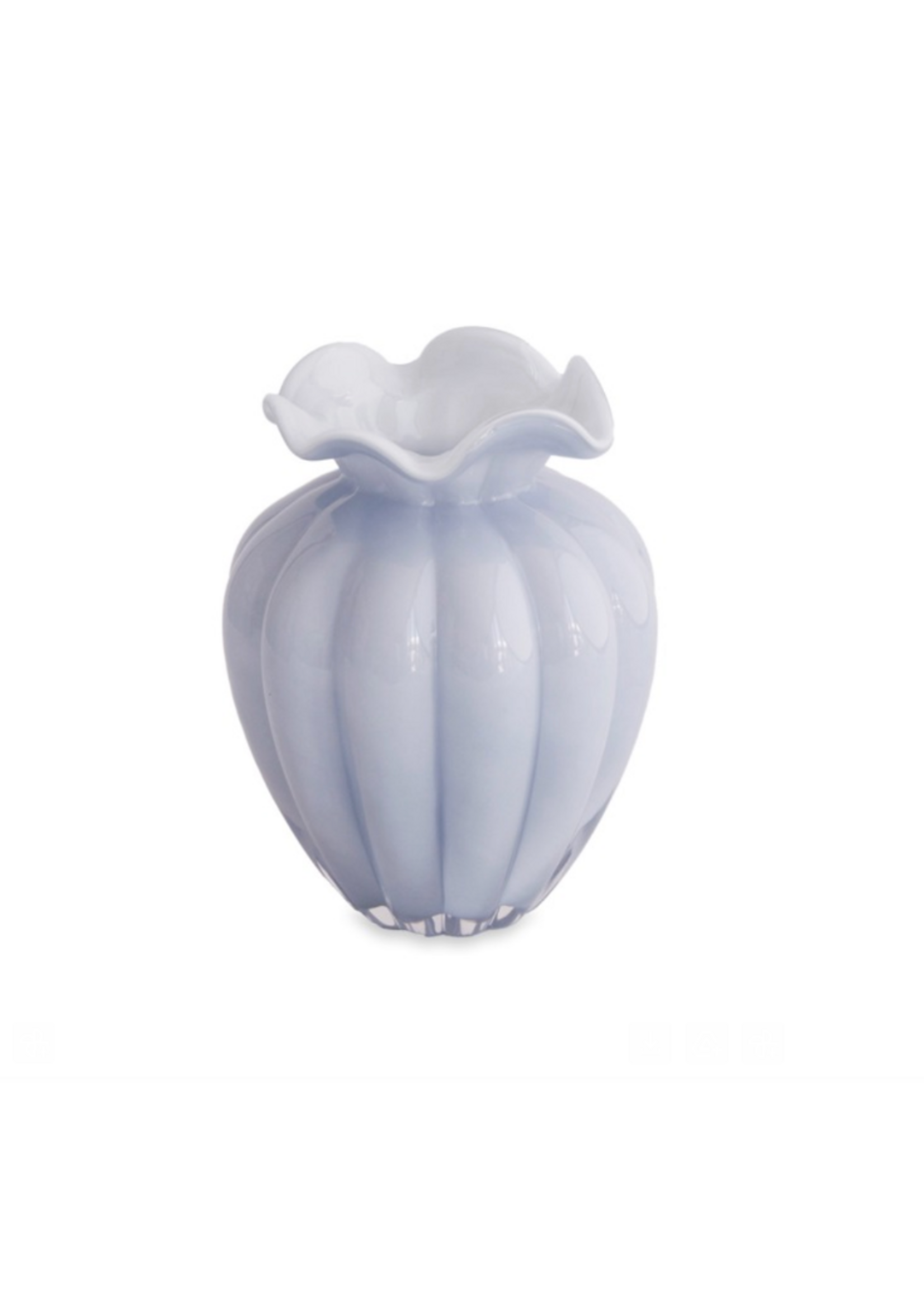 Beatriz Ball Vento Medium Vase Periwinkle