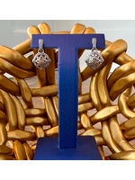 Jordans Two Tone Stary Night Diamond Earring SS