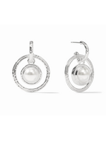 Julie Vos Astor 6-in-1 Charm Earring - Pearl - Silver