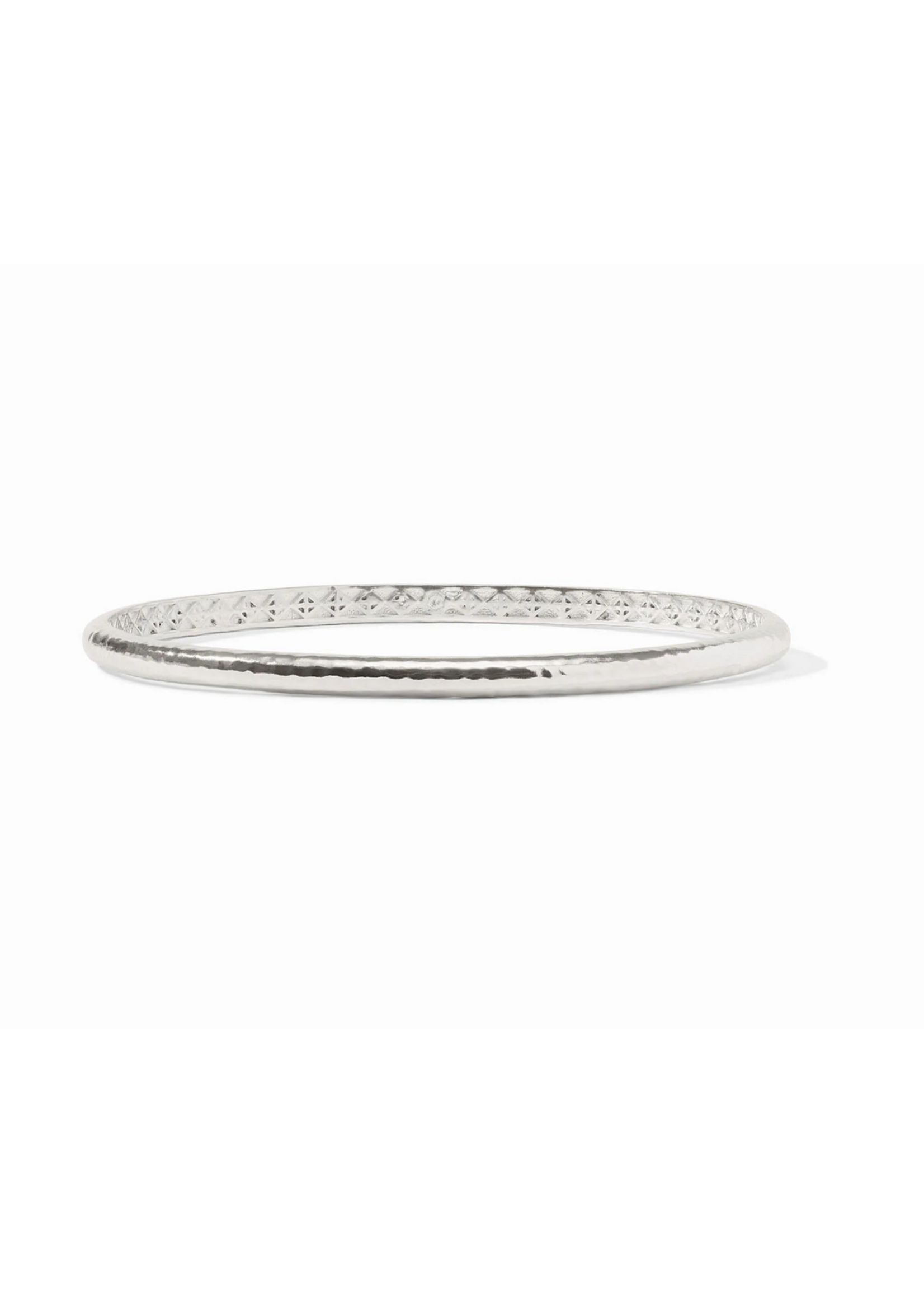 Julie Vos Havana Demi Bangle Lg - Silver