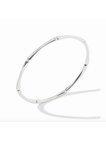 Julie Vos Bamboo Bangle - Lg - Silver