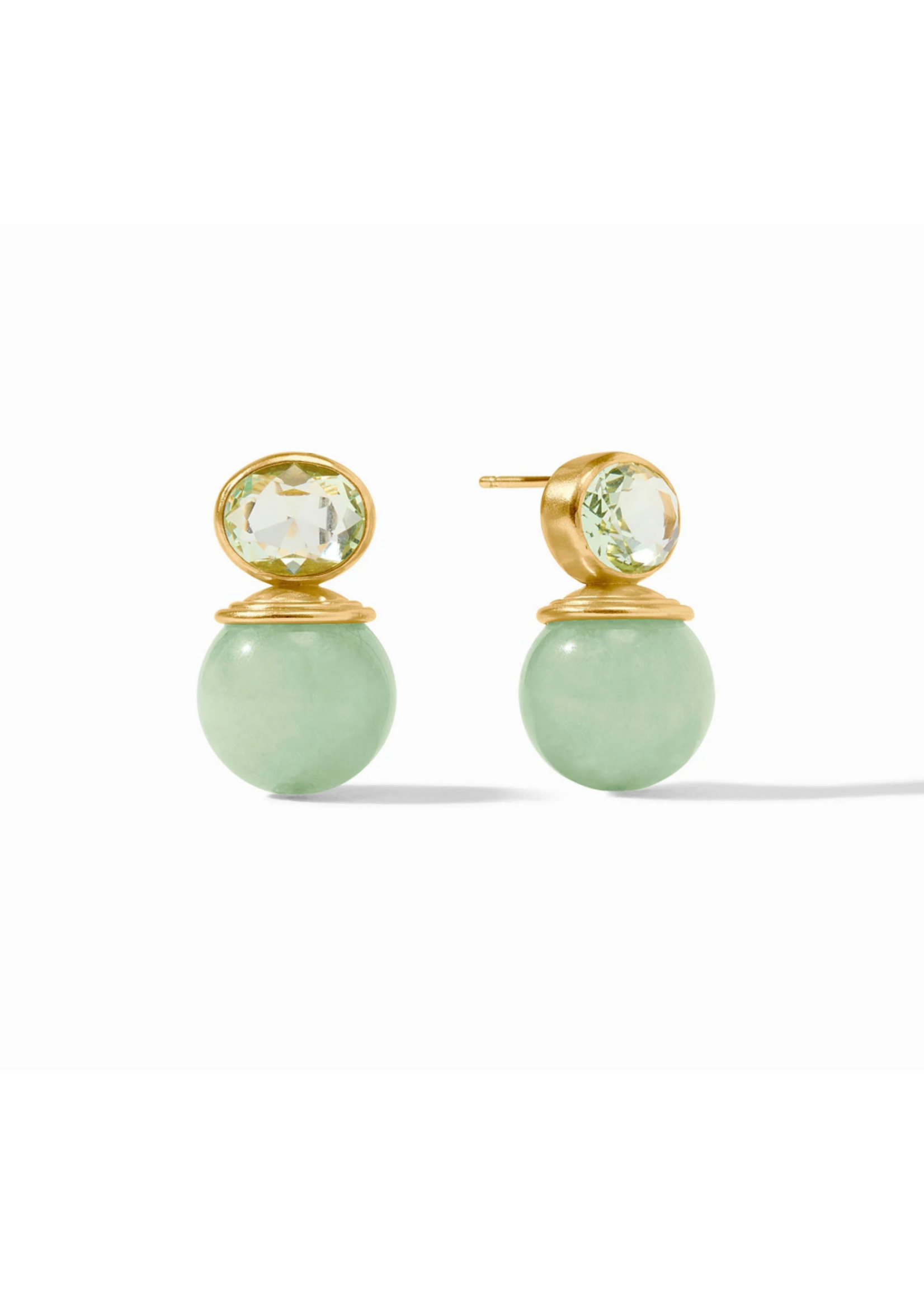 Julie Vos Portofino Earring - Aqua Jade