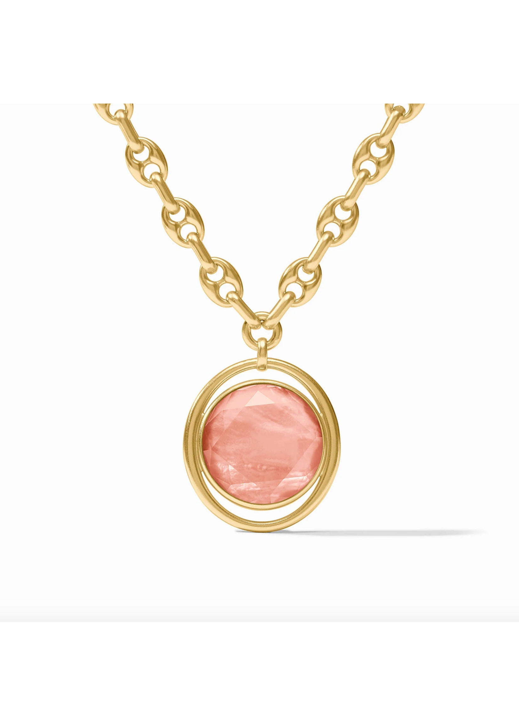 Julie Vos Laguna Statement Necklace - Iridescent Melon