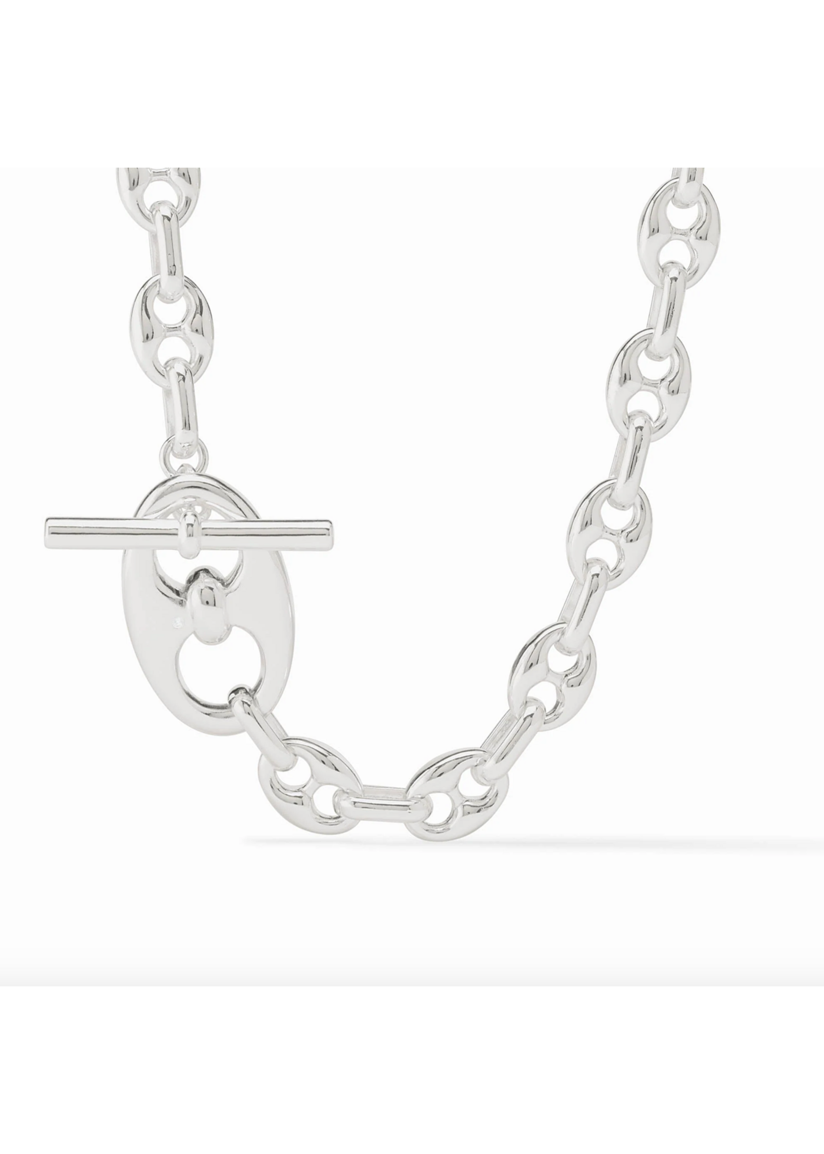 Julie Vos Laguna Demi Link Necklace - Silver