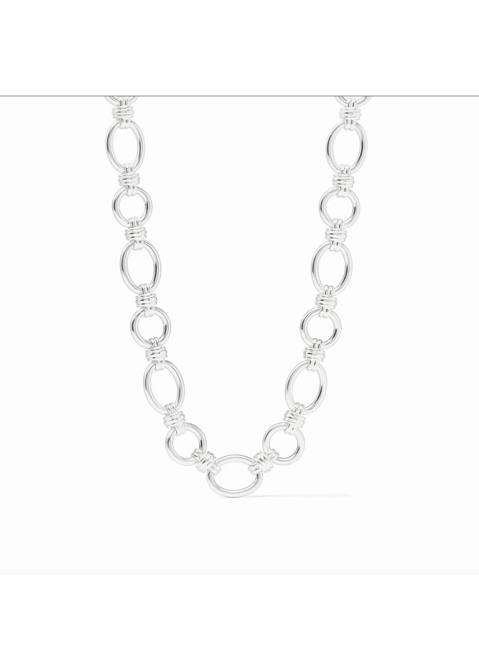 Julie Vos Portofino Link Necklace - Silver
