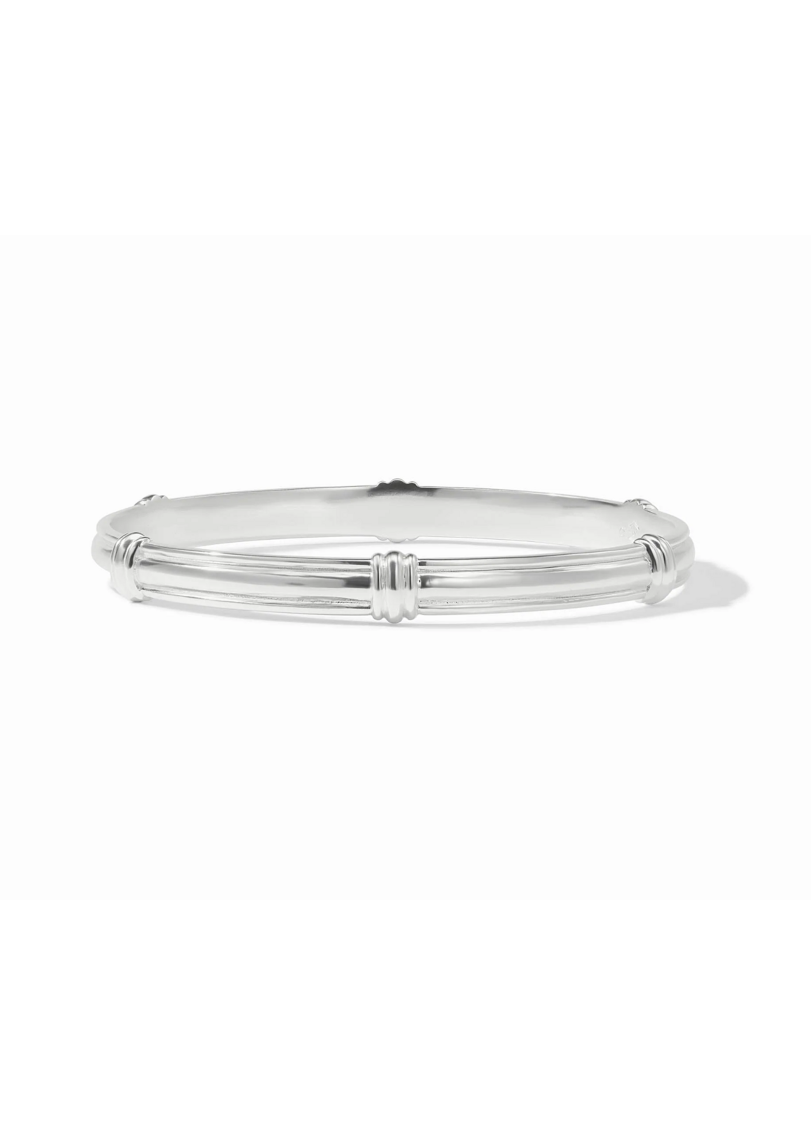 Julie Vos Portofino Stacking Bangle - Lg - Silver