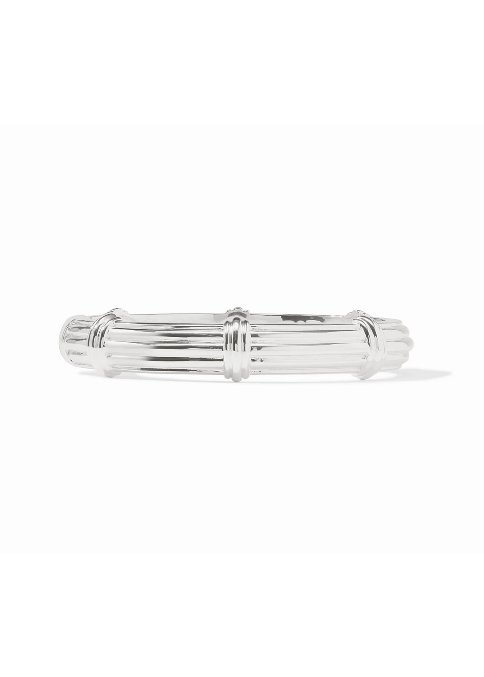 Julie Vos Portofino Demi Hinge Bangle - Silver