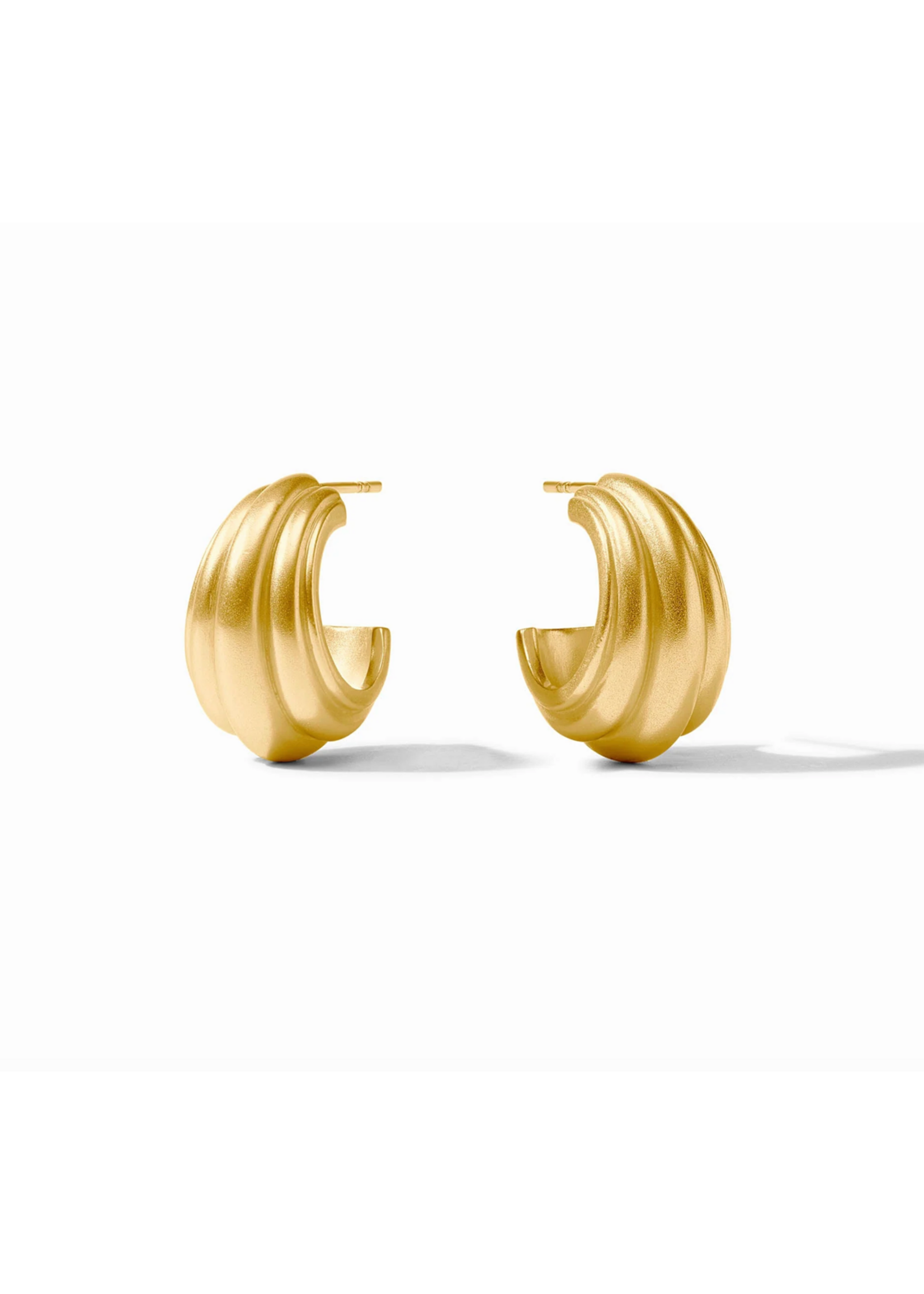 Julie Vos Portofino Statement Hoop - Sm - Gold