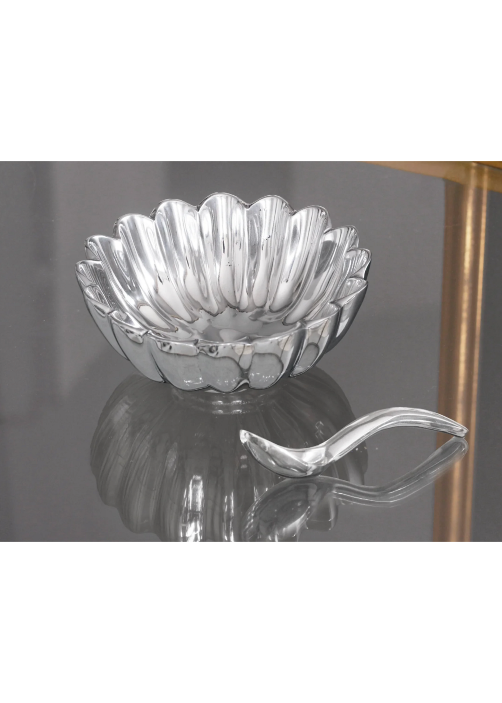 Beatriz Ball Vintage Fluted Mini Bowl with Spoon