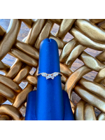 Jordans 14k .25cttw Diamond Hug Band size 7.5