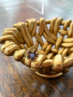 Jordans Floral Syn Star Sapphire Estate Ring size 6