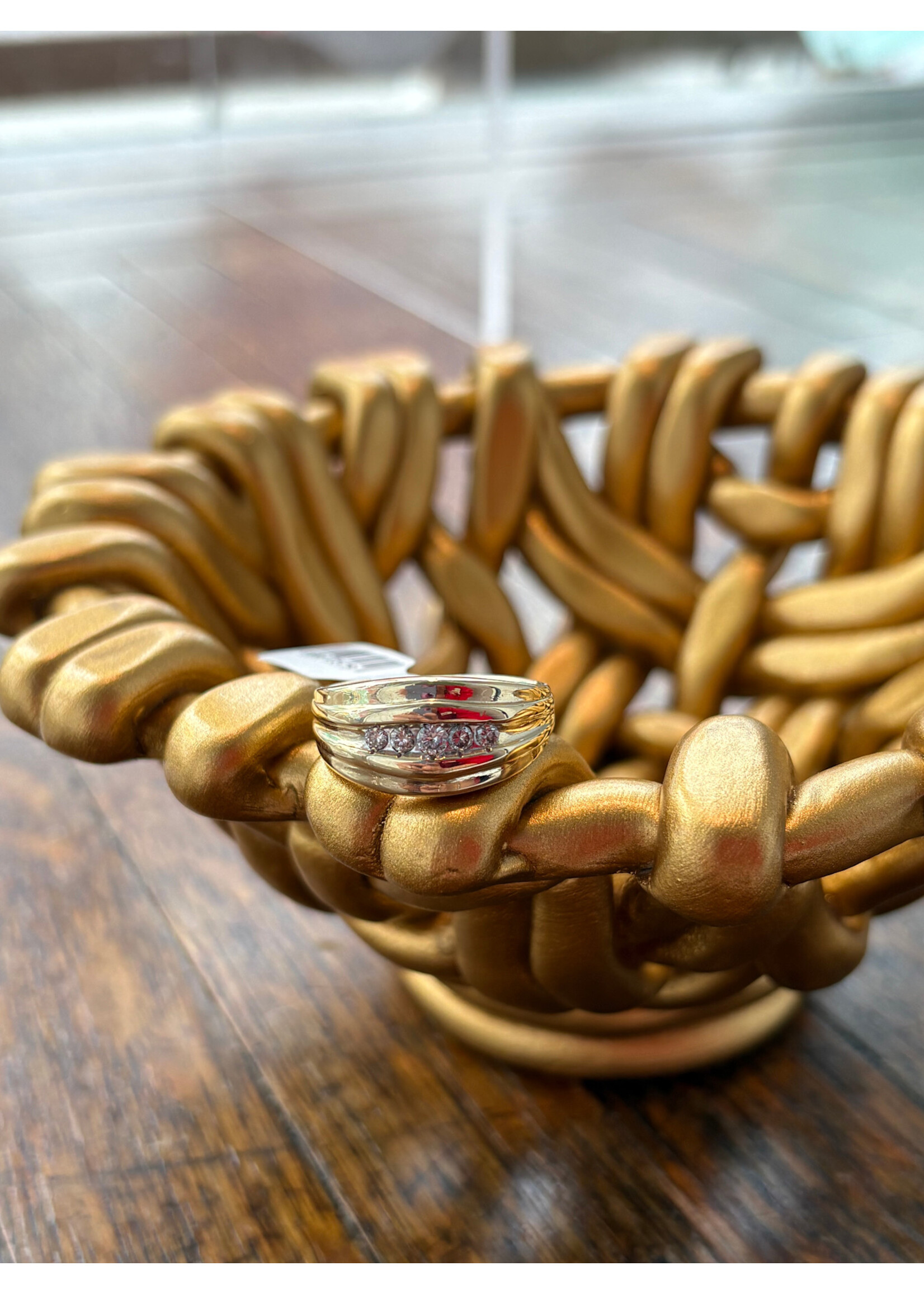 Jordans 10k Mens Diamond Ring .25cttw