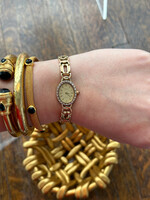 Jordans Geneve Women 14k Gold & Diamond Estate Watch