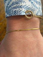 Jordans I Love You Herringbone Bracelet