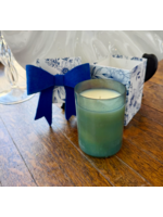 Jordans Blue Bow Boxed Candle