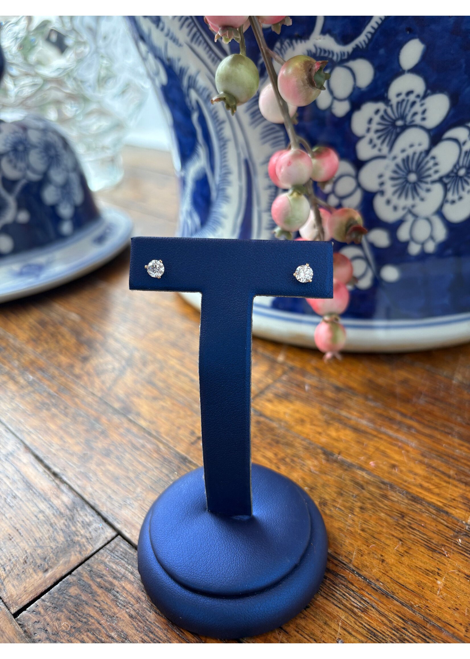 Jordans .75cttw Lab Grown Diamond Stud 14k