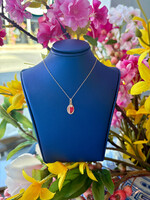 Jordans .10cttw Diamond Engravable Necklace 10k