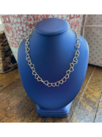 Jordans Forever Gold Heart Link Necklace 18in