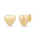 Jordans GF Puff Heart Studs