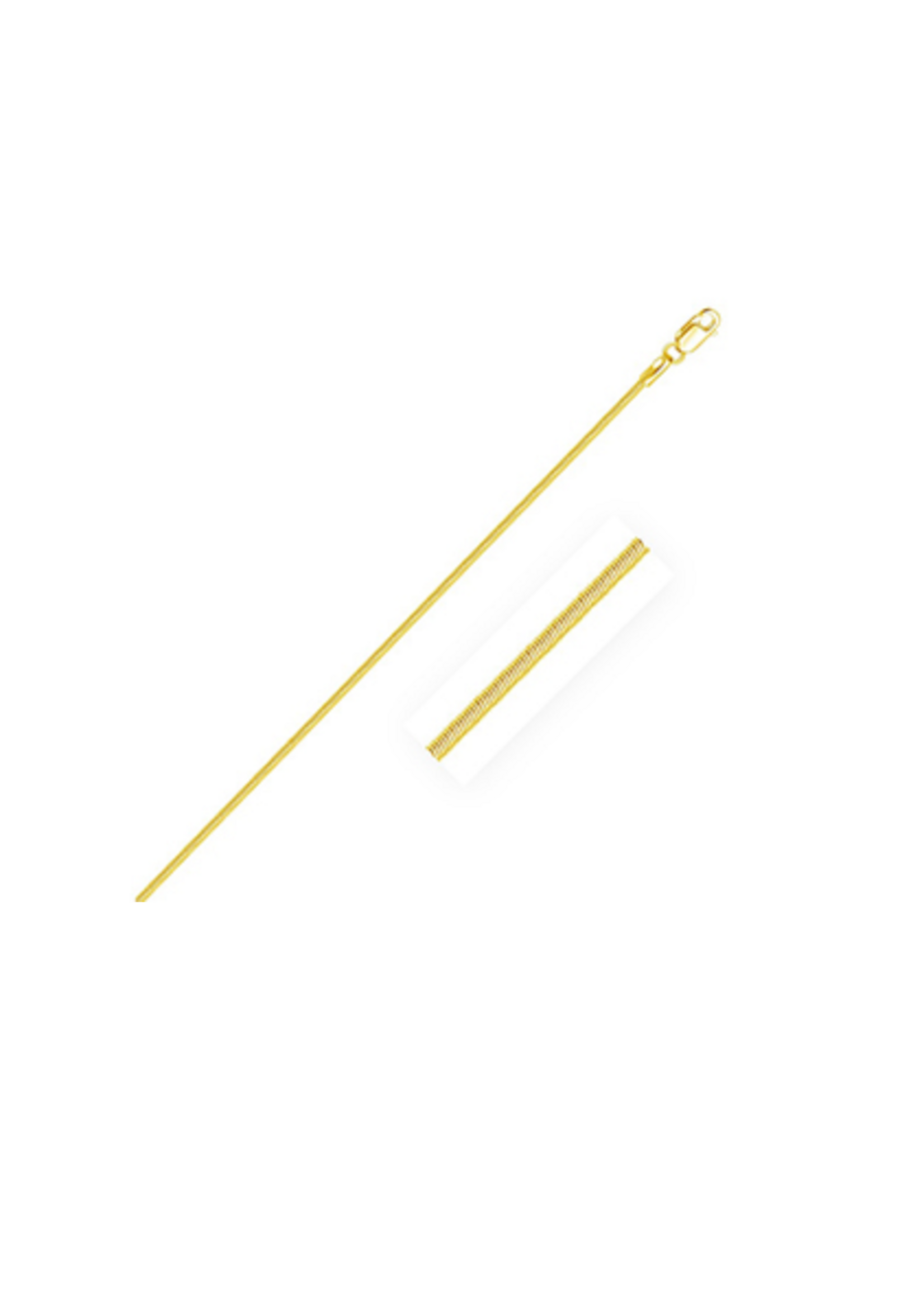 Jordans Forever Gold 1mm Snake Chain 20inch