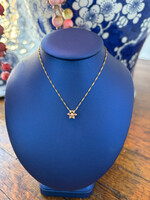 Jordans Diamond Bloom Necklace 14k 20in