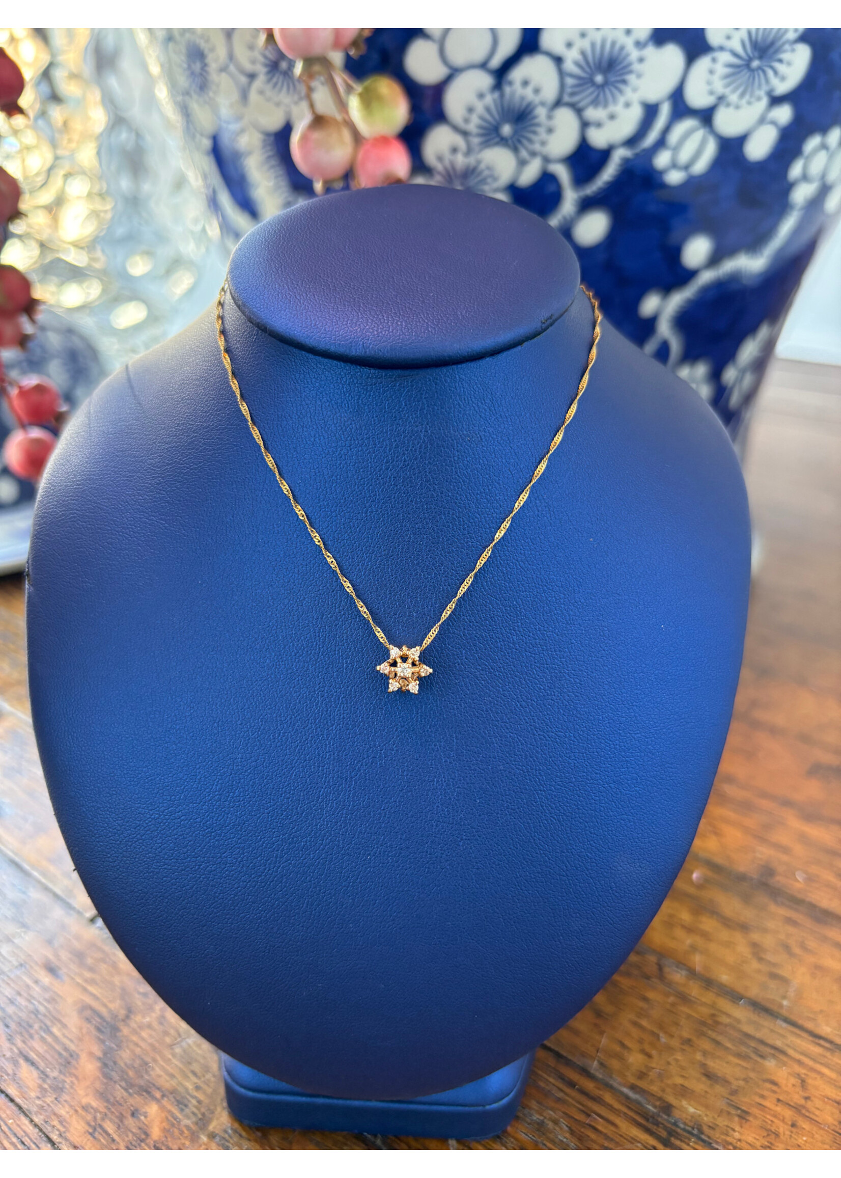 Jordans Diamond Bloom Necklace 14k 20in