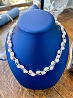 Jordans Magnetic Clasp Pearl Triple Strand Necklace