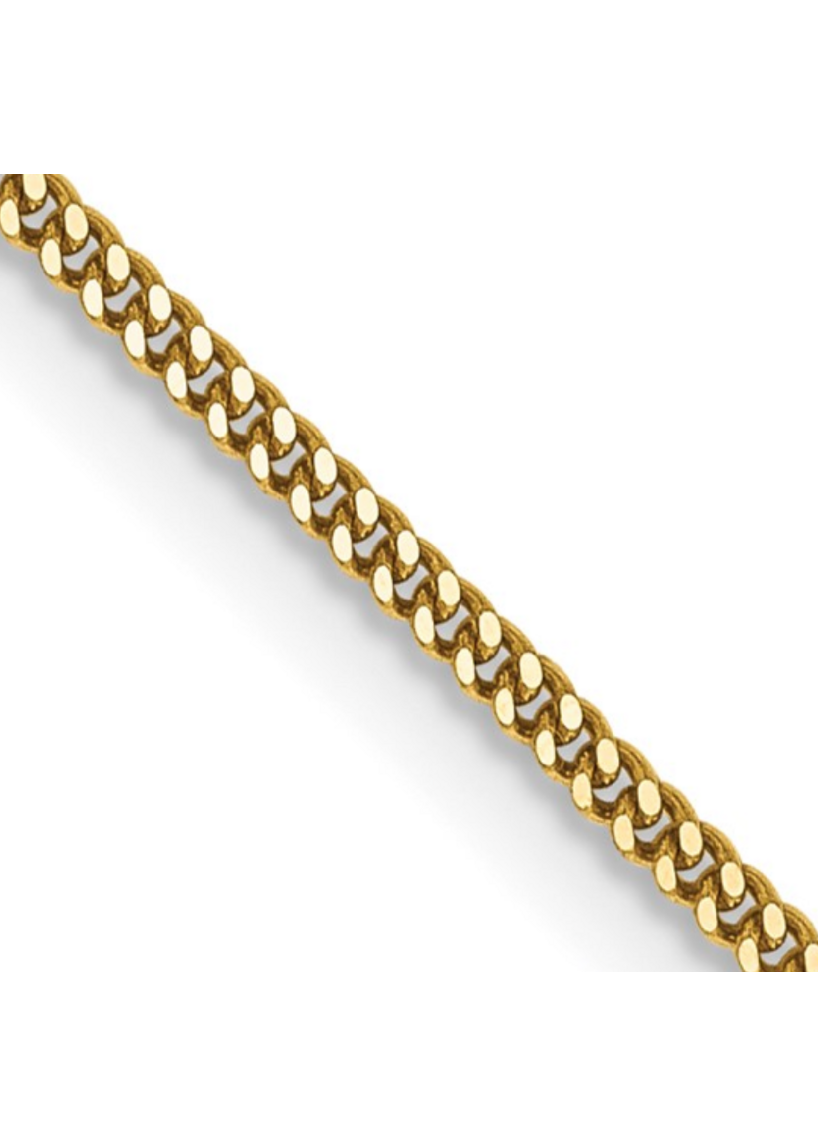 Jordans 2mm 14k Curb Chain 22in