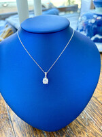Jordans 1ct Lab Grown Diamond Necklace 10kwg