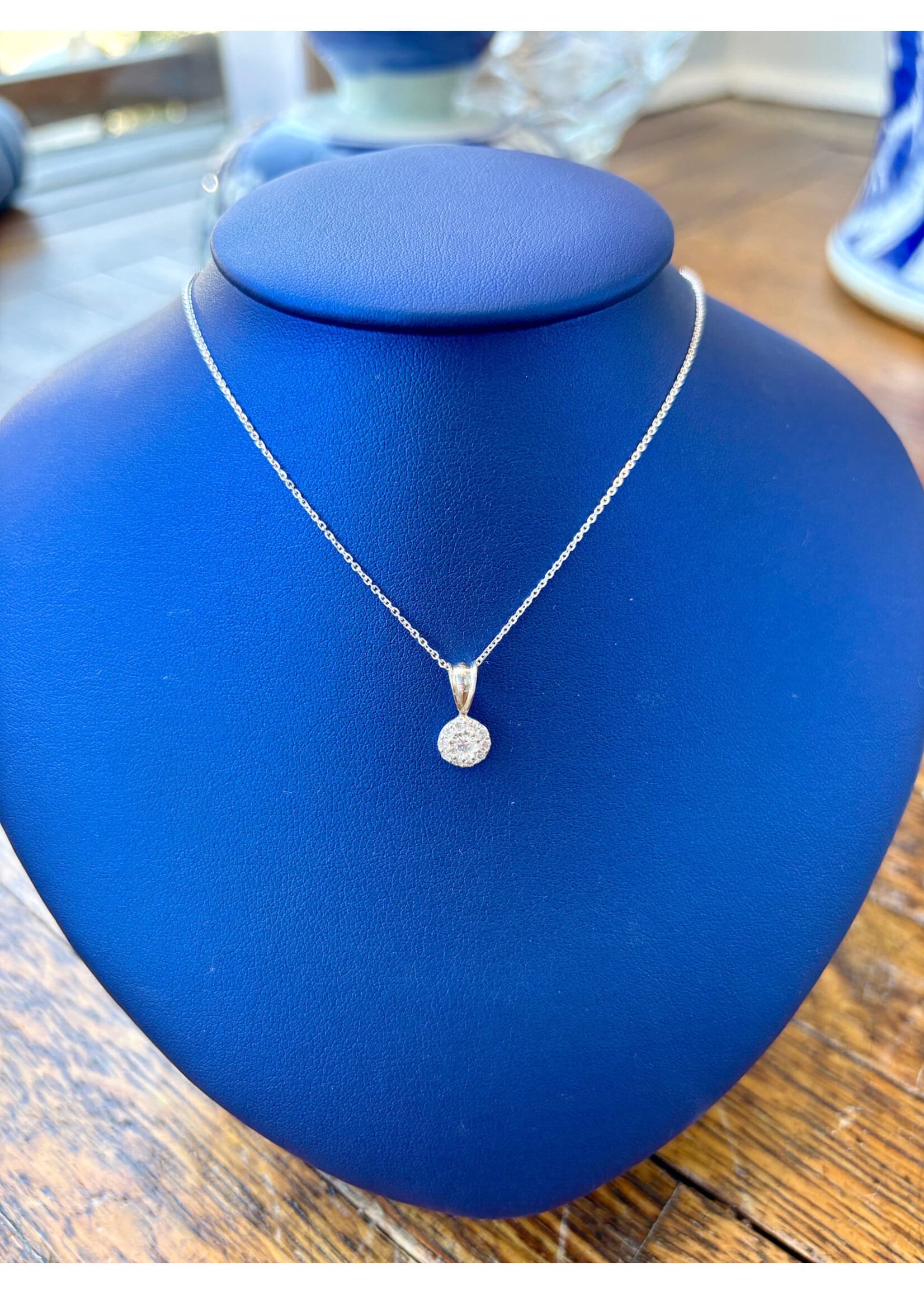 Jordans Sterling Lab Grown Diamond Necklace